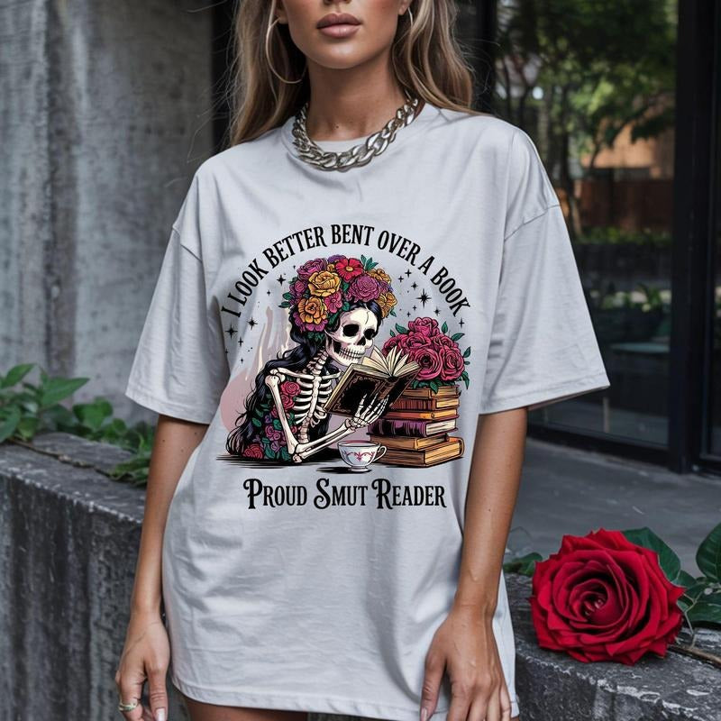 I look Better Bent Over A Book Smut Reader Shirt, Romance Smut book Shirt, Booktok Tee, Bent Over , Good Girl, Smut...