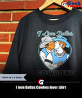 I love Dallas Cowboy lover shirt