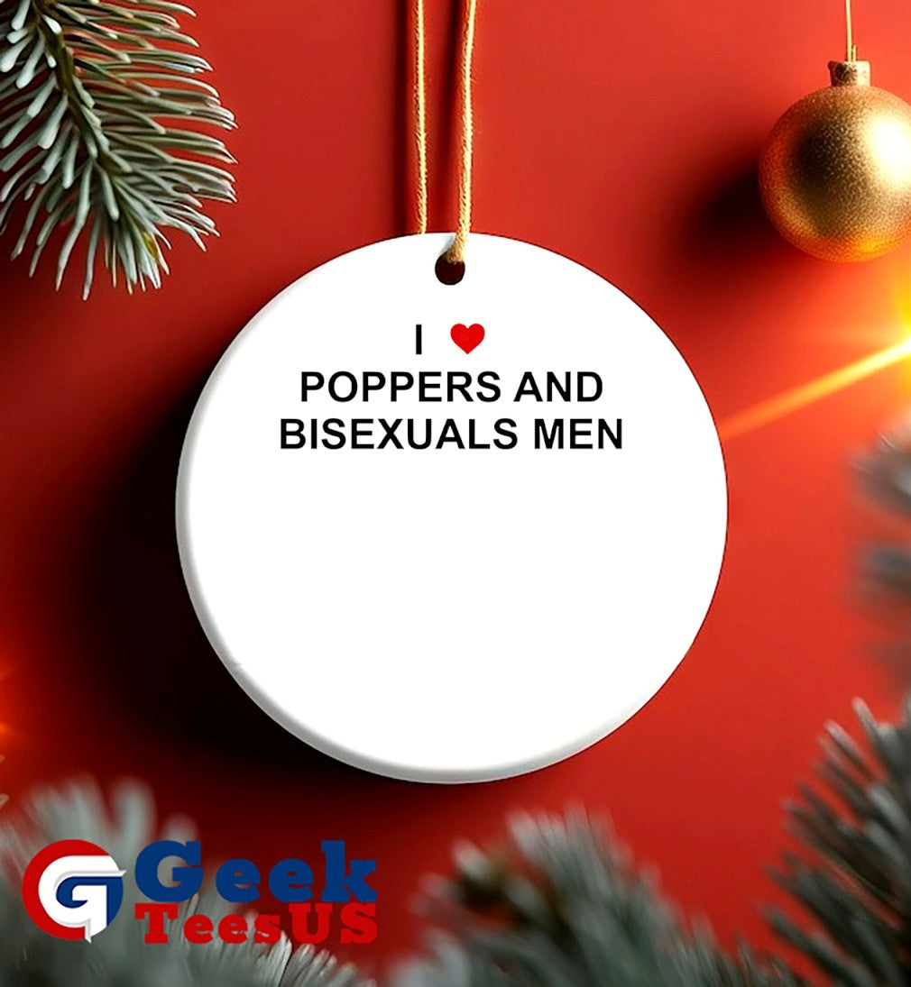 I love Poppers and Bisexual shirt