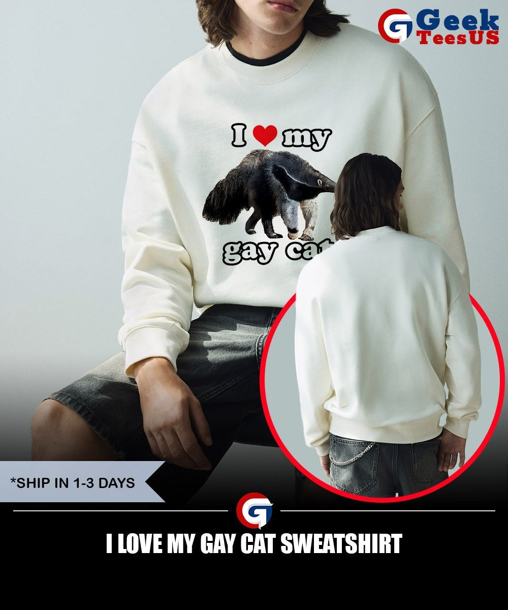 I love my gay cat shirt