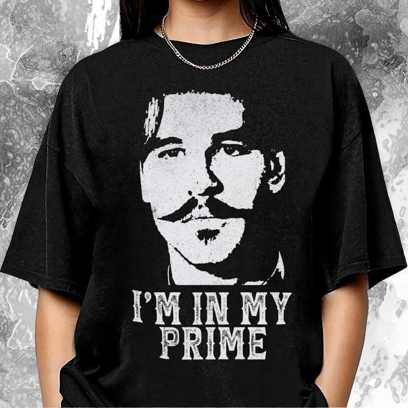 I'm In My Prime Tombstone Doc Holiday T-Shirt, Doc Holiday Quote Premium T-Shirt Hoodie, Sweatshirt | HypeDripTees.com