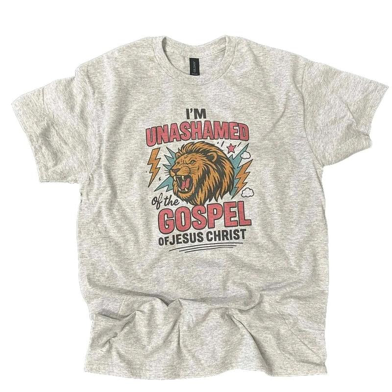I'm Unashamed of the Gospel of Jesus Christ Tee or Sweatshirt  - Christian Women Shirt Hoodie | HypeDripTees.com