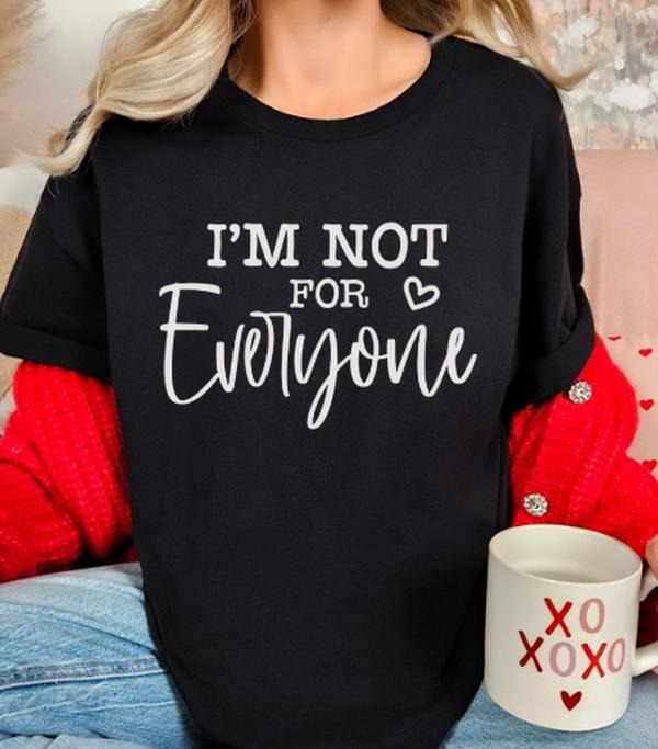 I'm not for everyone funny sarcastic casual T-shirt Hoodie, Sweatshirt | HypeDripTees.com