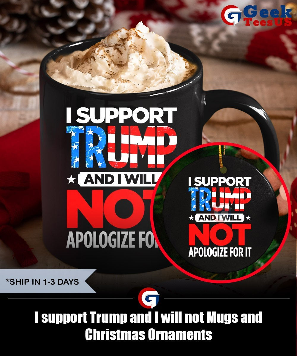 I support Trump and I will not shirt
