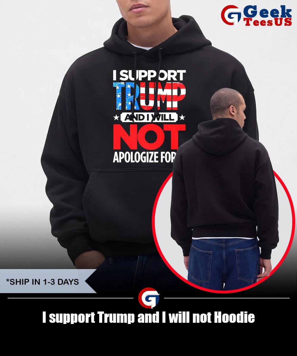 I support Trump and I will not shirt