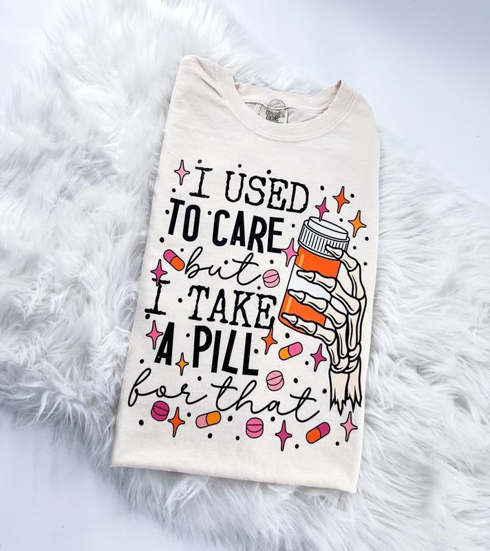 I used to Care Comfy Tshirt Unisex T-Shirt Oversized Womenswear Top Hoodie, Sweatshirt | HypeDripTees.com