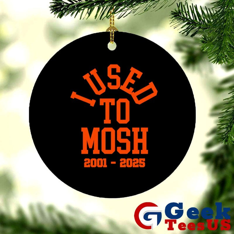 I used to Mosh 2001-2025 shirt
