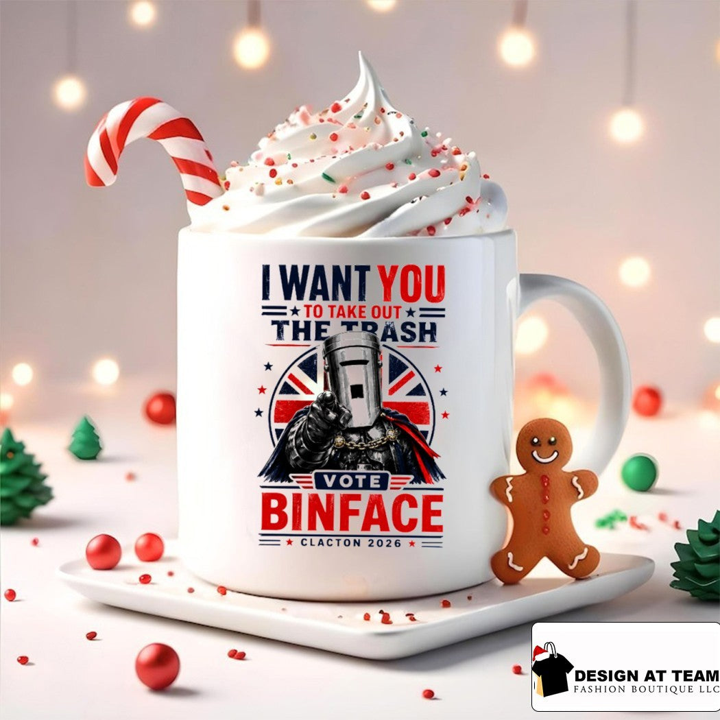 I want you to take out the trash vote Binface Clacton 2026 shirt