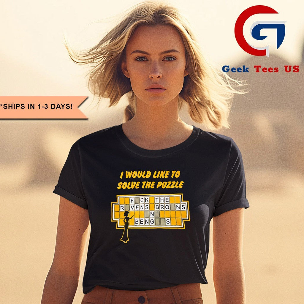 I would like to solve the puzzle shirt