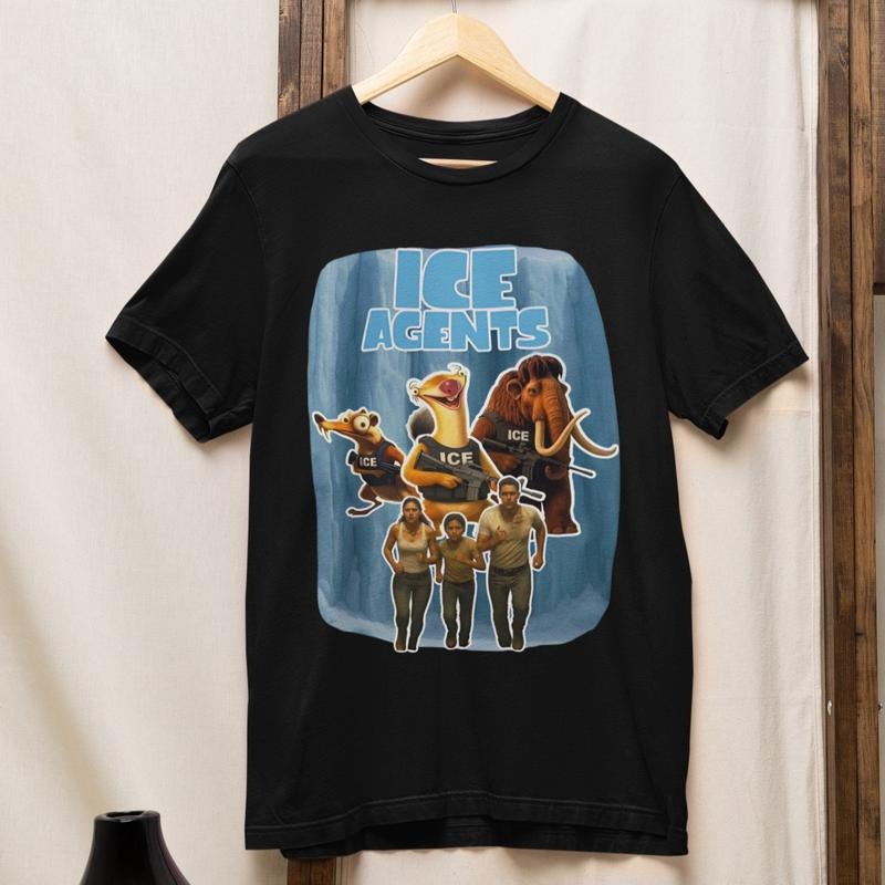 Ice Agents Shirt, Funny Cartoon Tee, Unwearable Hoodie Sweatshirt | HypeDripTees.com