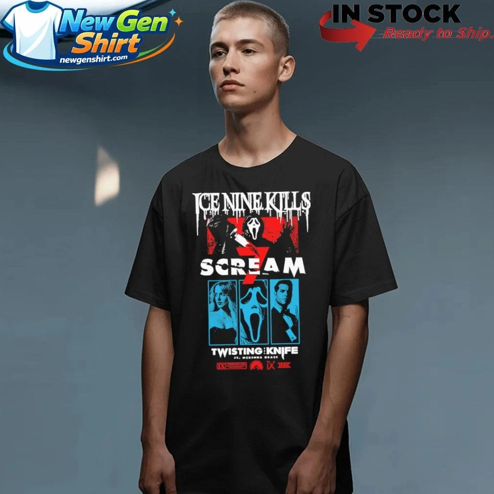 Ice Nine Kills Scream Twisting Knife Shirt