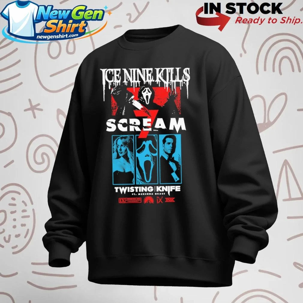 Ice Nine Kills Scream Twisting Knife Shirt