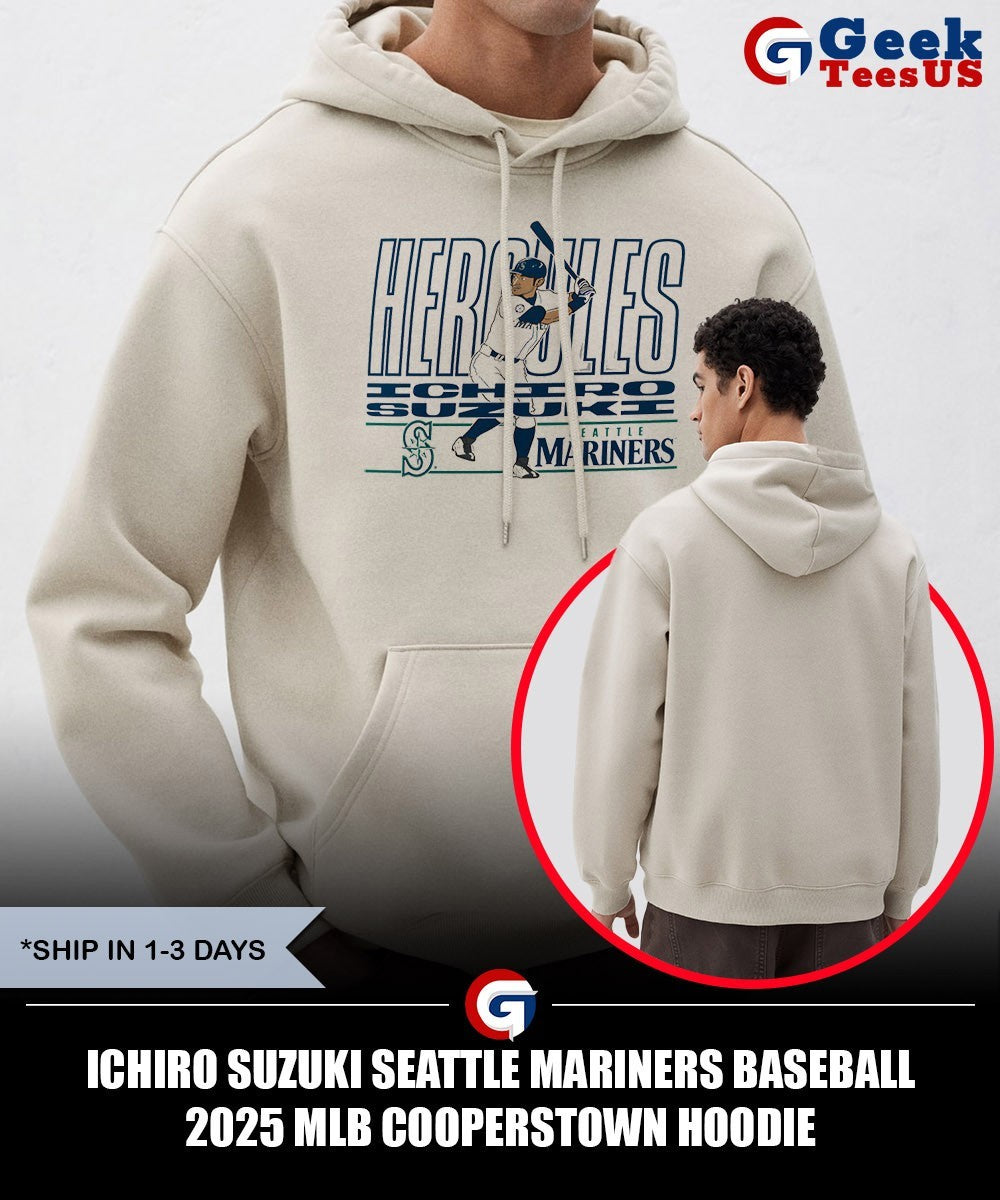 Ichiro Suzuki Seattle Mariners baseball 2025 MLB Cooperstown shirt