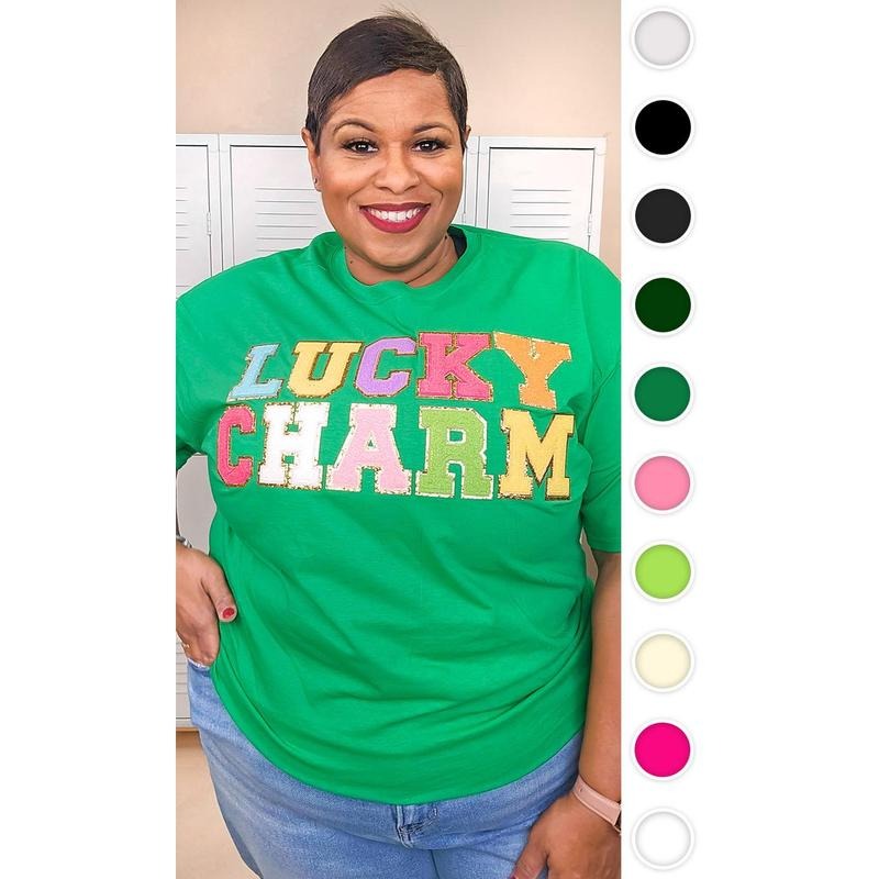 Ideal Chenille Lucky Charm Adult T-Shirt Hoodie, Sweatshirt | HypeDripTees.com