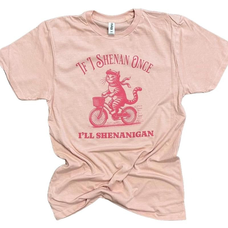 If I Shenan Once I'll Shenanigan - Funny Cat Shirt Hoodie, Sweatshirt | HypeDripTees.com
