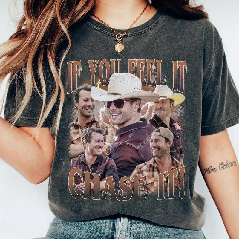 If You Feel It, Chase It T-Shirt, Sweatshirt, Hoodie Athletic Menswear Cotton Crewneck | HypeDripTees.com