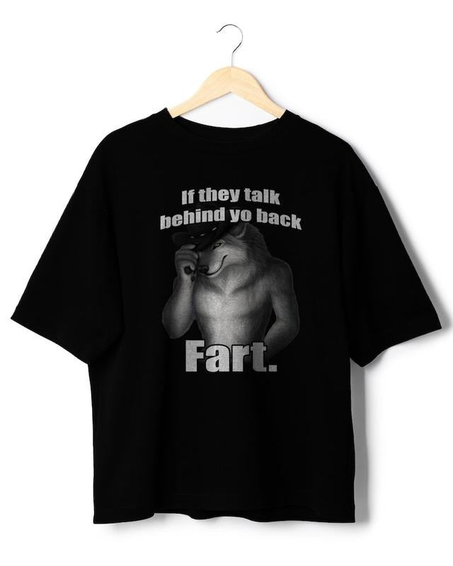 If they talk behind yo back fart sitting wolf literally me funny meme Emo Sigma silly animal mental health month Mentally...