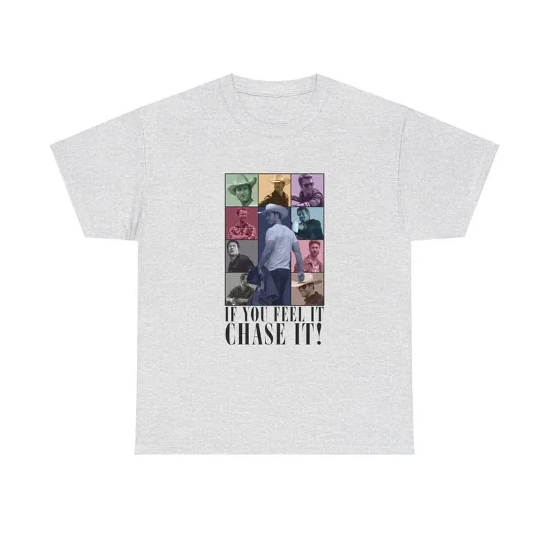 If you feel it chase it Glen Powell as Tyler Owens Twisters 2024 Shirt Hoodie, Sweatshirt | HypeDripTees.com