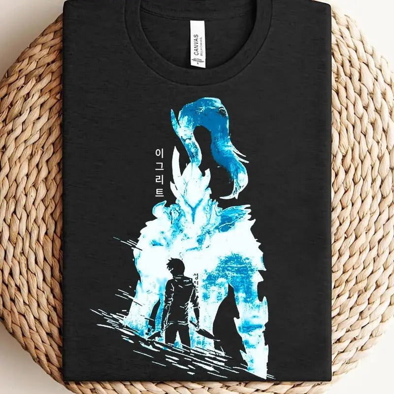 Igris The Bloodred Shirt, Solo Leveling Shirt, Anime Shirt, Anime Gifts, Gift For Him, Gİft For Her, Otaku Shirts,...