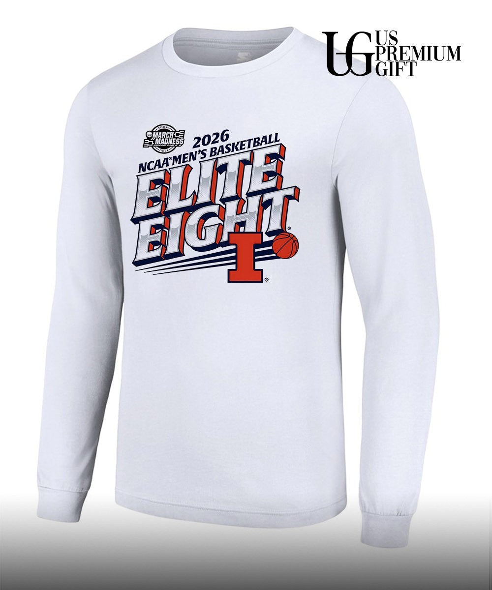Illinois Fighting Illini 2026 Elite Eight NCAA Men’s basketball shirt