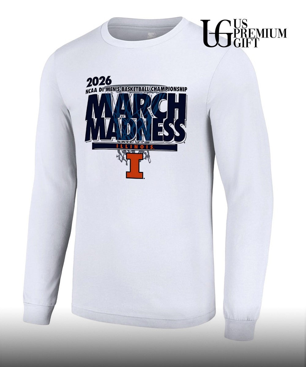Illinois Fighting Illini March Madness NCAA D1 Men’s basketball Championship 2026 shirt