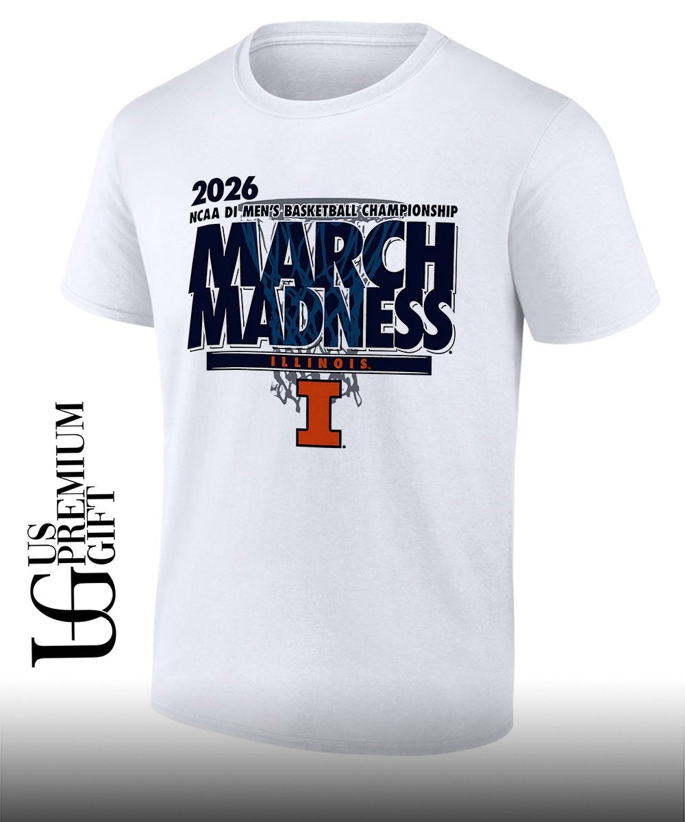 Illinois Fighting Illini March Madness NCAA D1 Men’s basketball Championship 2026 shirt
