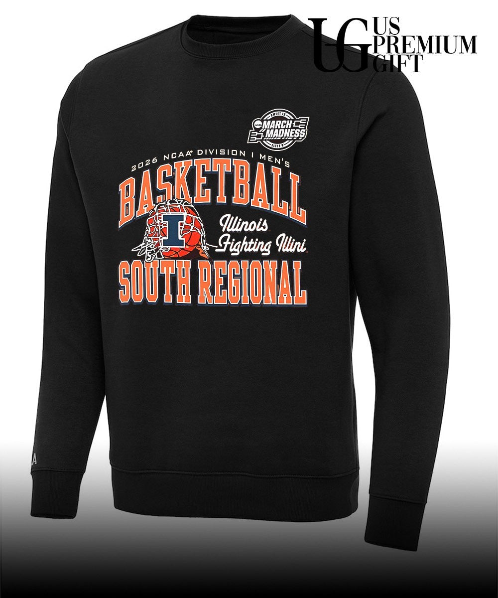 Illinois Fighting Illini basketball NCAA Division I March Madness South Regional 2026 shirt