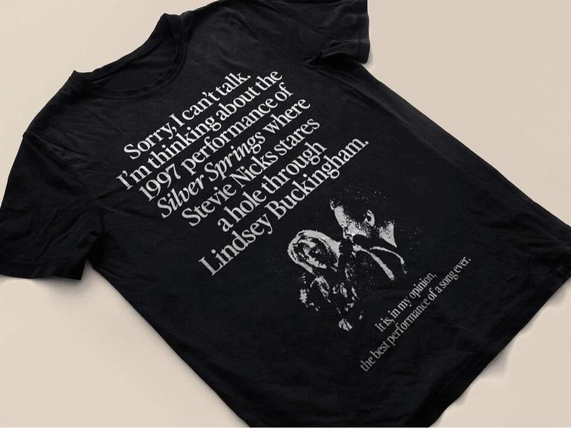 Im Thinking About The 1997 Performance Of Silver Springs Shirt, Stevie Nicks Shirt Hoodie, Sweatshirt | HypeDripTees.com