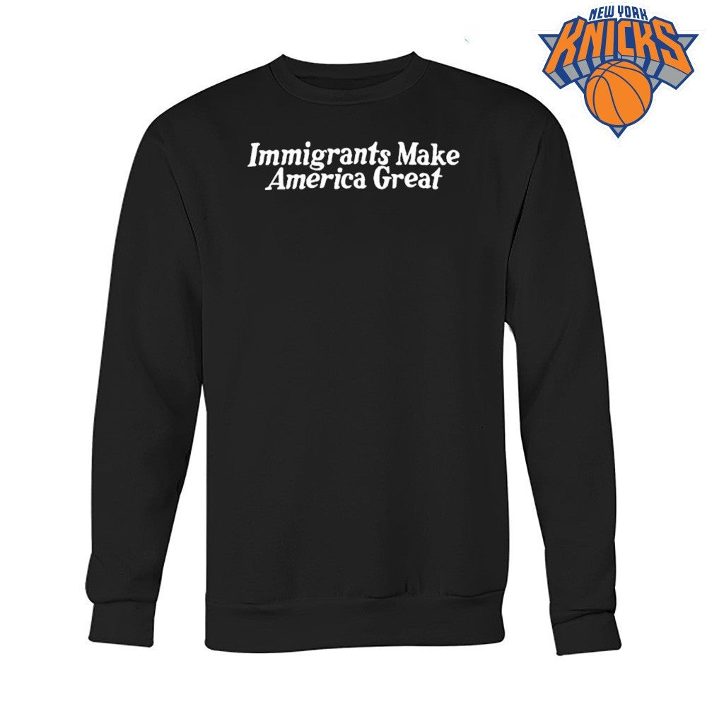 Immigrants Make America Great Pro Immigration Text Shirt
