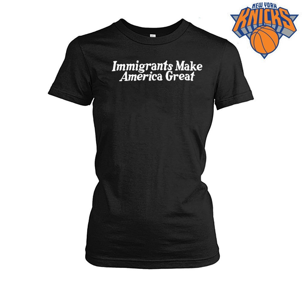 Immigrants Make America Great Pro Immigration Text Shirt