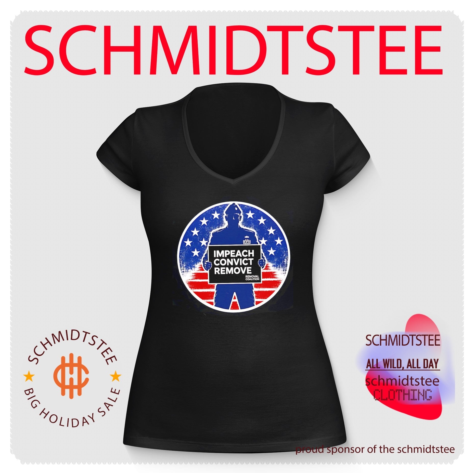 Impeach convict remove Removal Coalition graphic soldier shirt