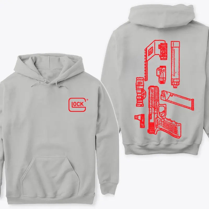 In Glock We Trust Hoodie Sweatshirt TShirt, Black Version, S to 3XL, Menswear | HypeDripTees.com