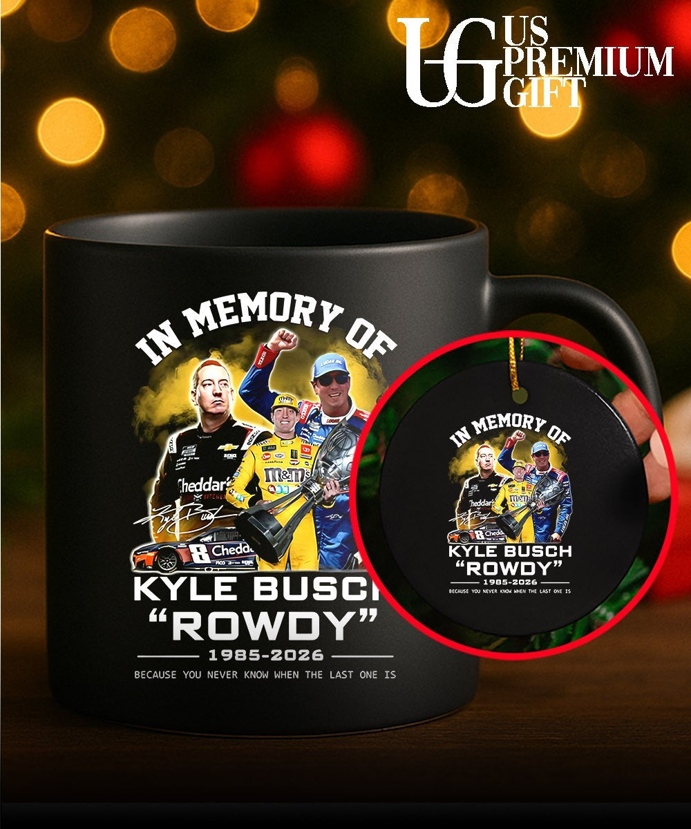 In Memory Of Kyle Busch Rowdy 1985-2026 signature shirt