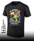 In Memory Of Kyle Busch Rowdy 1985-2026 signature shirt