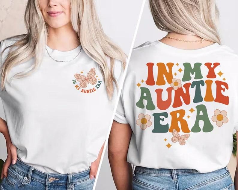 In My Auntie Era Shirt, Aunt Era Shirt, Eras Shirt, Aunt Shirt, Baby Pregnancy Announcement for Aunt, Gift For Aunt, Aunt...