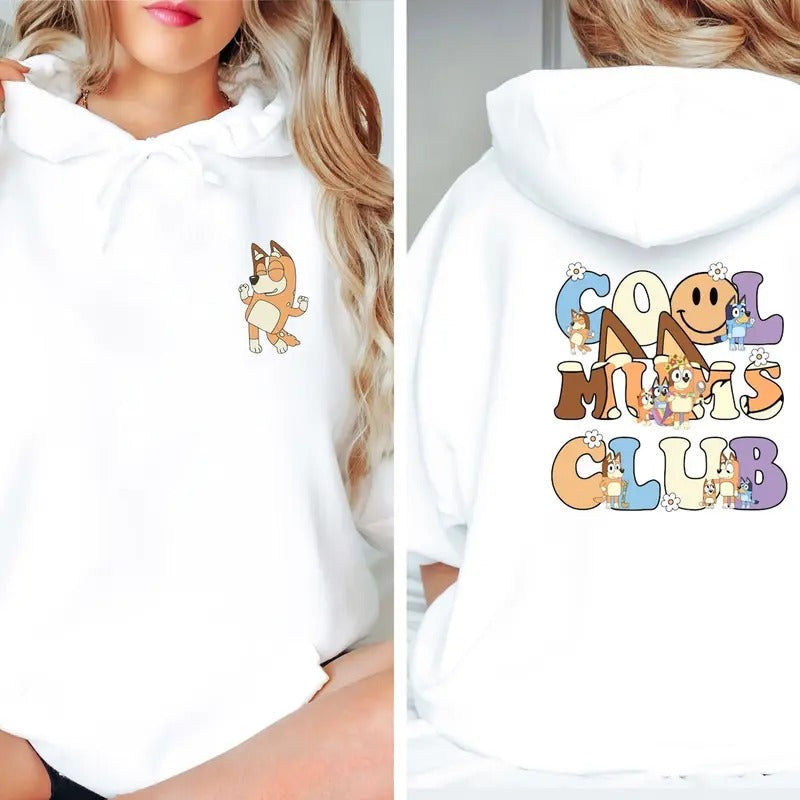 In My Bluey Mom Era Shirt, Bluey Cool Mom Club Sweatshirt, Bluey Chilli Heeler Shirt, Bluey Mom Shirt, Bluey Mama...