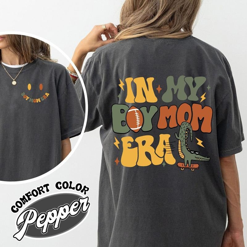 In My Boy Mom Era Comfort Color Shirt, In My Mom Era Shirt, Boy Mom Shirt, Boy Mom Club, Boy Mama Shirt, Expecting Mom...