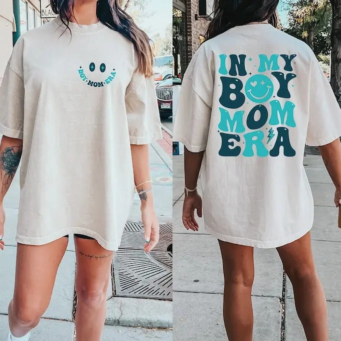 In My Boy Mom Era Shirt, Boy Of Mom, Cool Moms Club Shirt, Gift For Mom, Funny Mama Shirt Hoodie, Sweatshirt