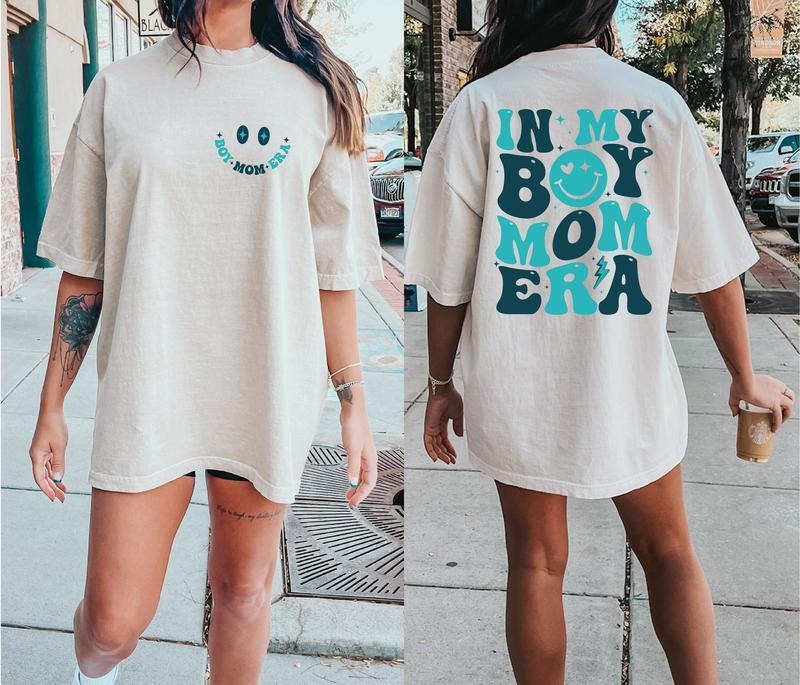In My Boy Mom Era Shirt, Boy Of Mom, Cool Moms Club Shirt, Gift For Mom, Funny Mom Shirt, Mom Birthday Gift, e Mom Gift...