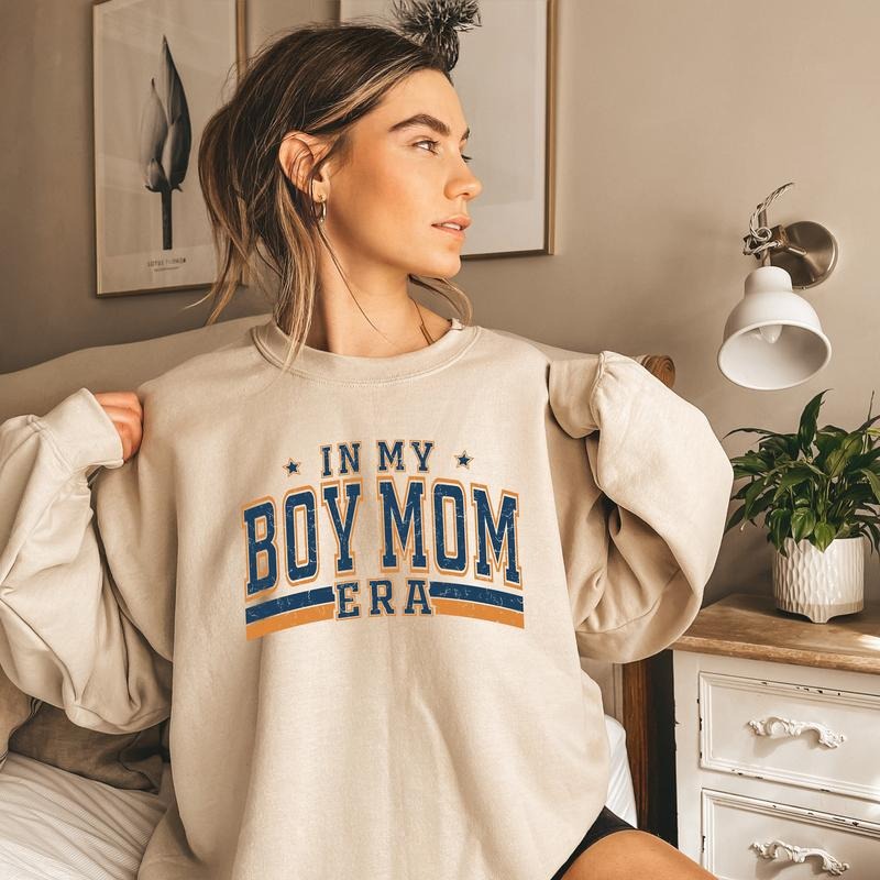 In My Boy Mom Era Sweatshirt, Boy Mama Tshirt, Boy Mom Club, Boy Mom  sweater Hoodie | HypeDripTees.com