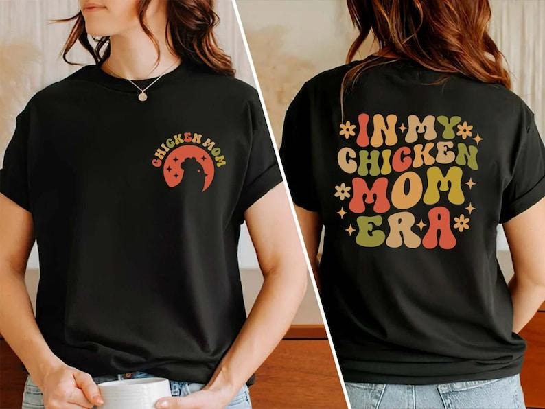 In My Chicken Mom Era Shirt, Chicken Sweatshirt, Farm Life Shirt, Farm Animal Hoodie,Chicken Lady Sweatshirt,Chicken...