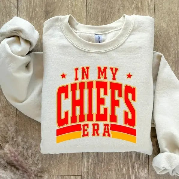 In My Chiefs Era Travis Kelce Sweatshirt T-Shirts, Hoodie | HypeDripTees.com