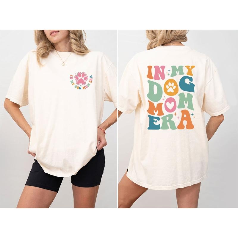 In My Dog Mom Era Shirts, Comfort Color Dog Mom Shirts, Shirt For Dog Mama, Mother's Day Gifts, Dog Mom Era T-shirt, Dog...