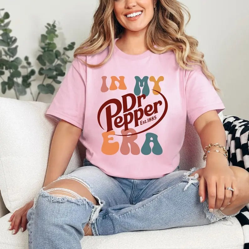 In My Dr Pepper Era Unisex T-Shirt, Gift For Fan, Gift For Her, Gift For Him Hoodie, Sweatshirt | HypeDripTees.com