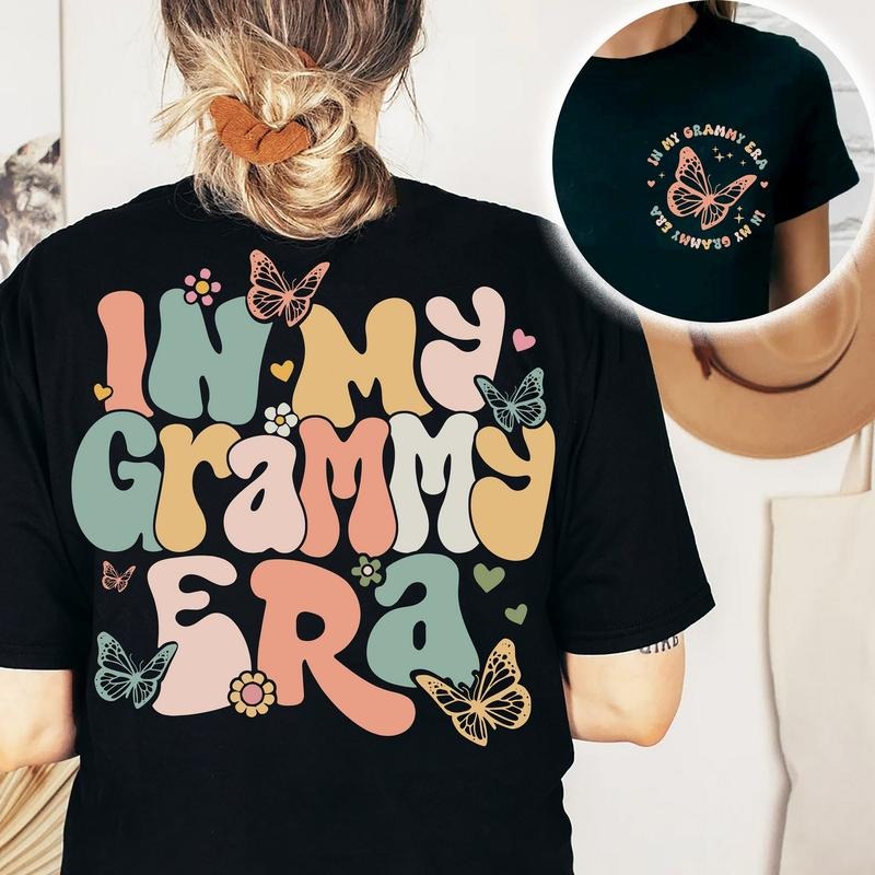 In My Grammy Era T-Shirt, In My Grammy Era Shirt, Nana Shirt, Gift For Nana, Gift For New Grandma After Birth, Nana...