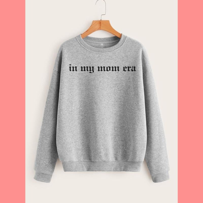 In My Mom Era Sweatshirt - 5 Color Options - Retro In My Mom Era Crewneck Hoodie T-Shirts | HypeDripTees.com