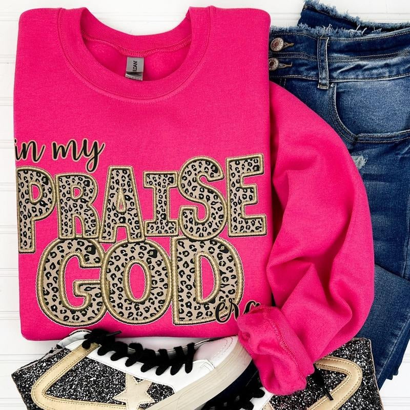 In My Praise God Gildan Sweatshirt T-Shirts, Hoodie | HypeDripTees.com