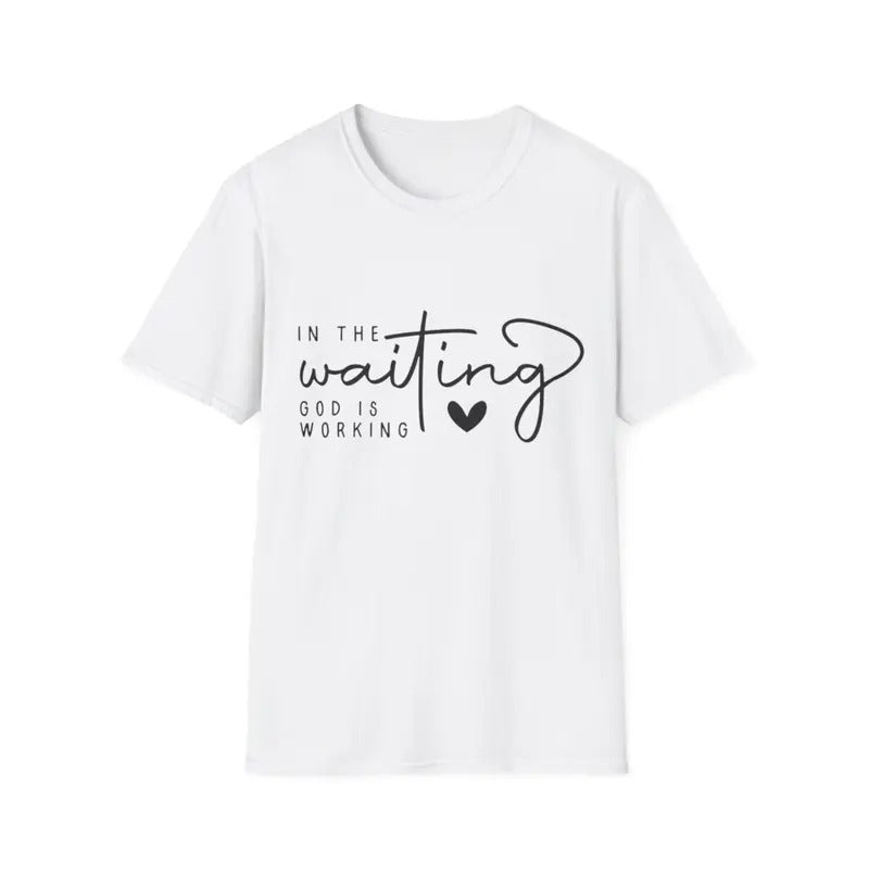 In The Waiting God Is Working Christian Easter Day T-Shirt Hoodie, Sweatshirt | HypeDripTees.com