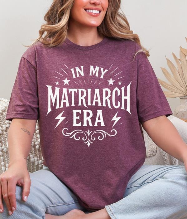 In my Matriarch Era Casual Softstyle Graphic T-shirt Hoodie, Sweatshirt | HypeDripTees.com
