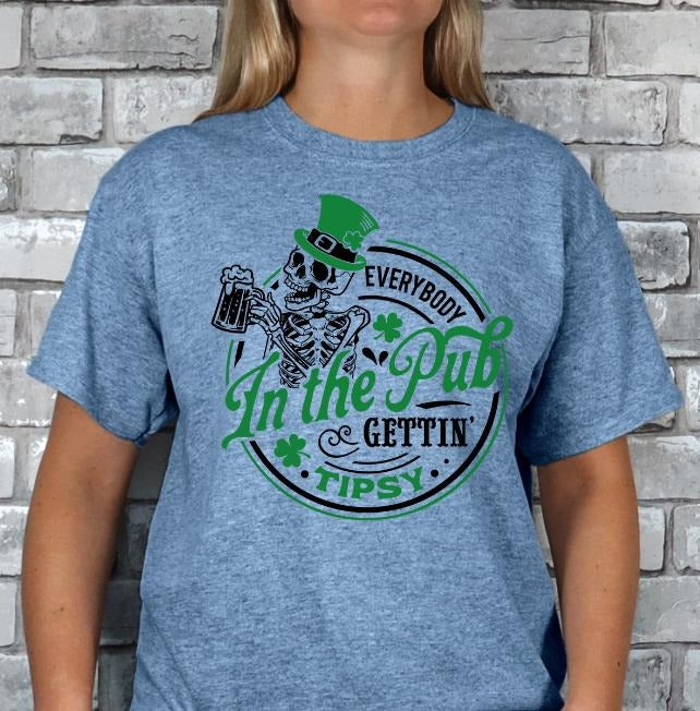 In the Pub Gettin' Tipsy T-shirt Hoodie, Sweatshirt | HypeDripTees.com